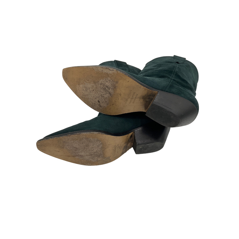 Isabel Marant Suede Green Deurto Ankle Boots Size 39 EU / 9 US - Picture 7 of 7